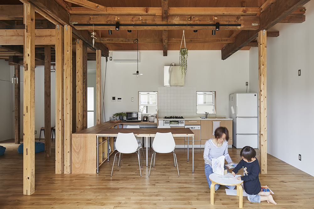 Structural forestのキッチン