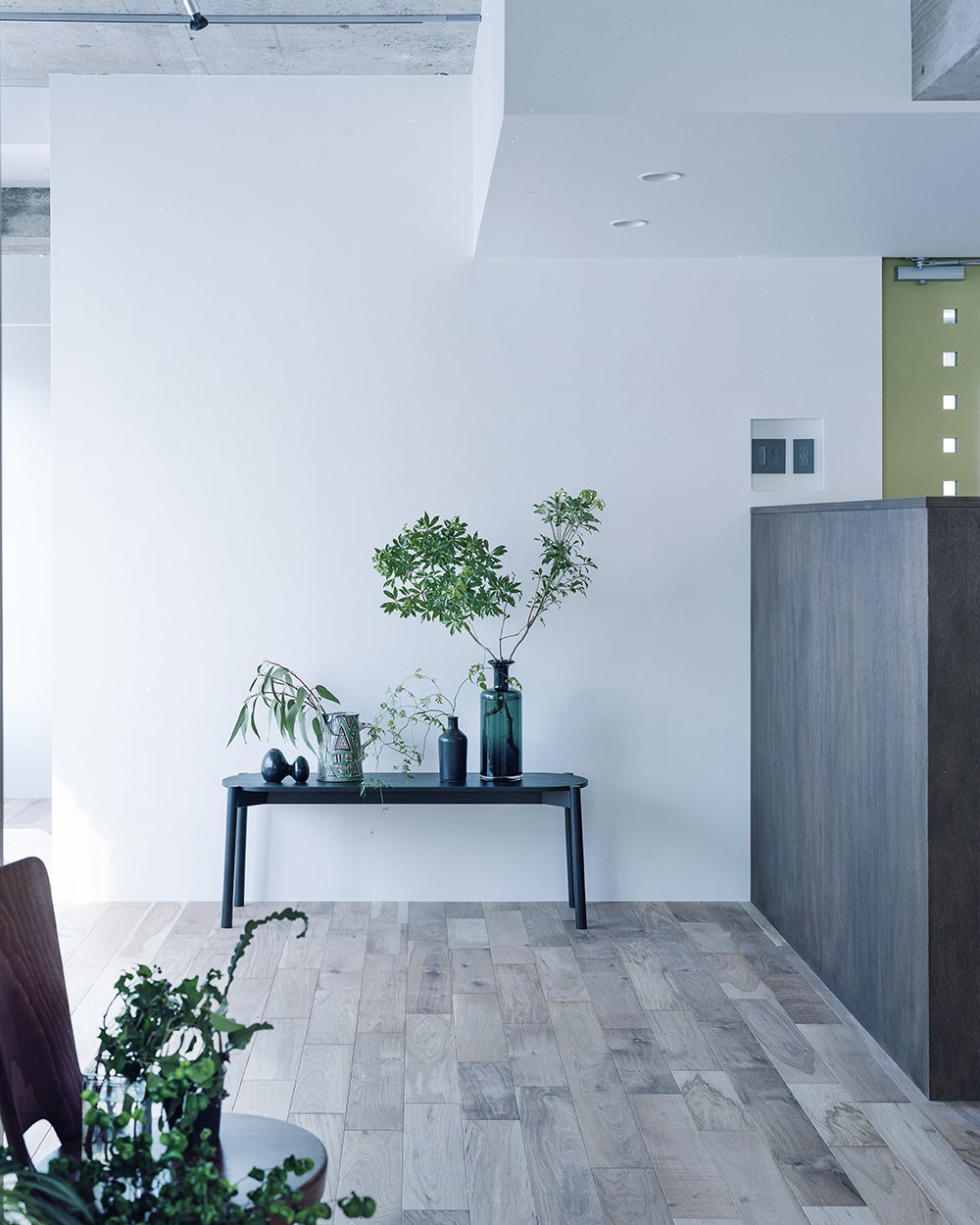 circleのインテリアと植物、