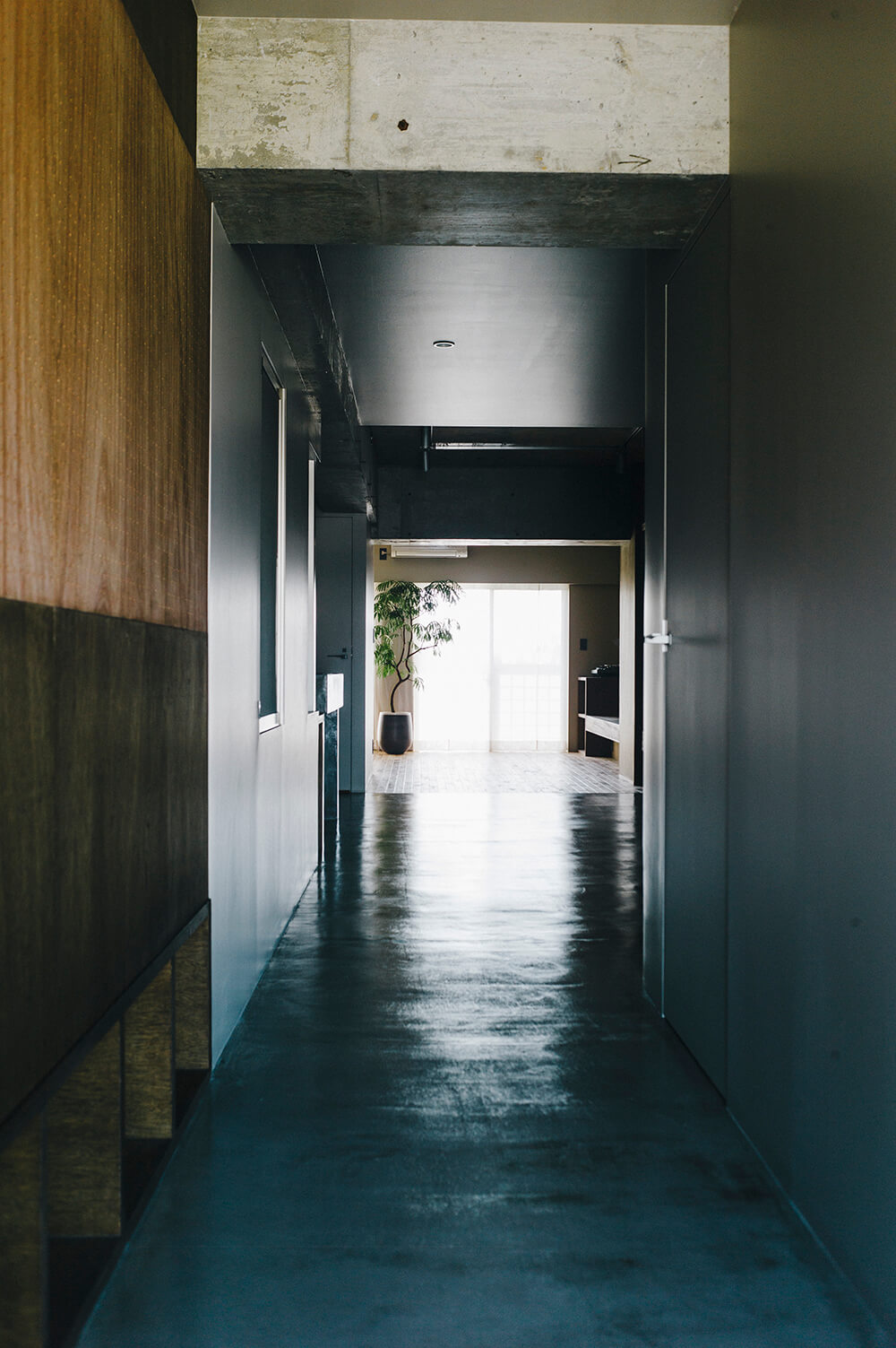 packing houseの廊下