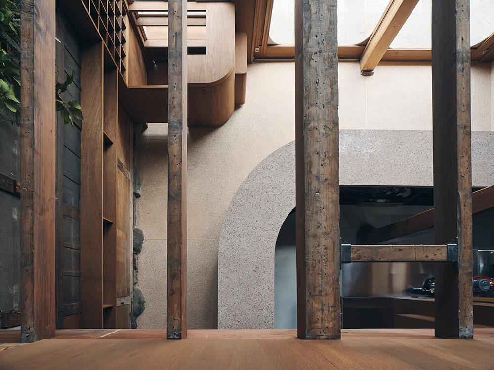 パンとエスプレッソと 由比ガ浜商店の店内